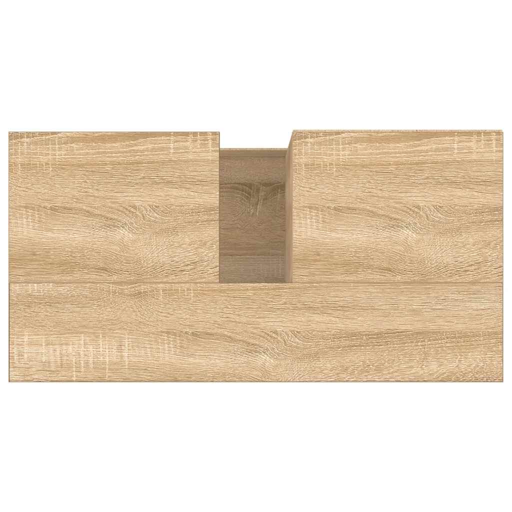 Badschrank Sonoma-Eiche 65x33x60 cm Holzwerkstoff