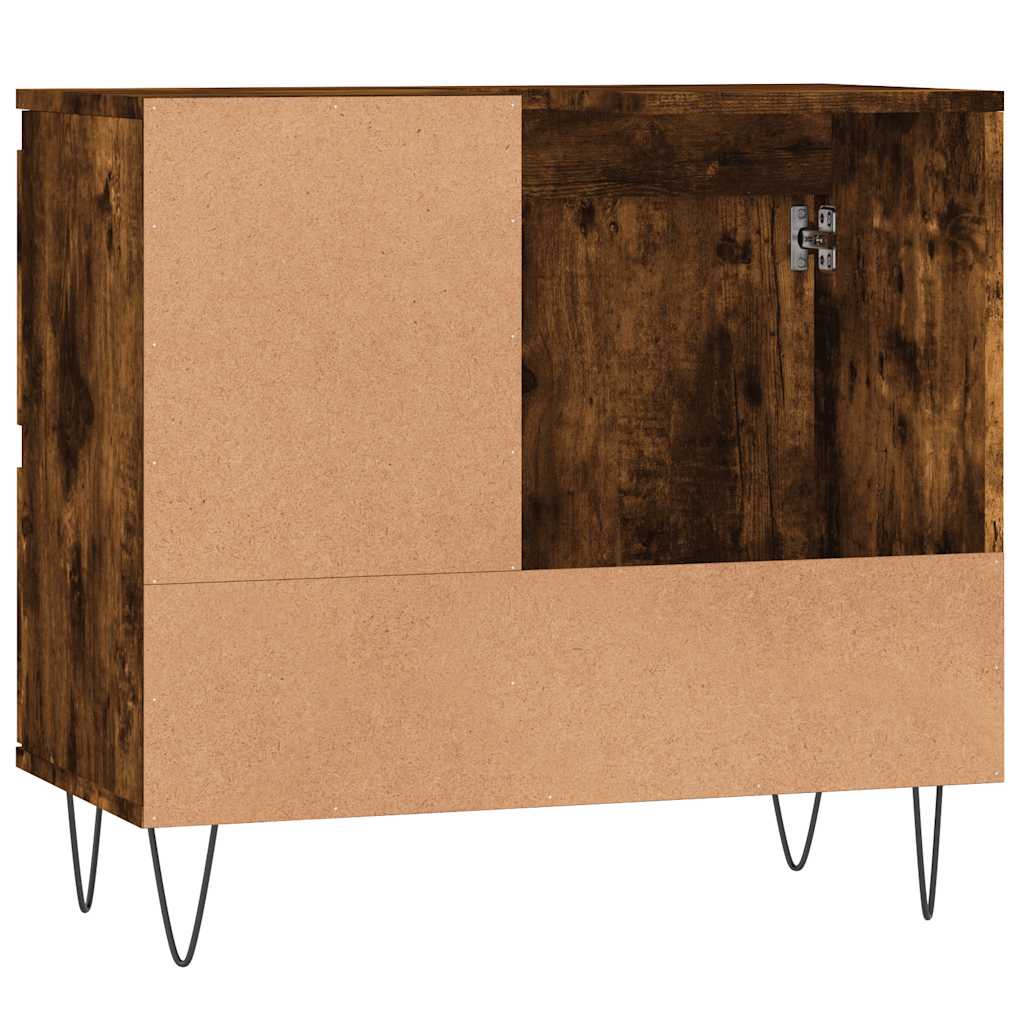 Badschrank Räuchereiche 65x33x60 cm Holzwerkstoff