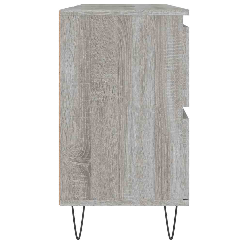 Gray Sonoma bathroom cabinet 80x33x60 cm made of wood