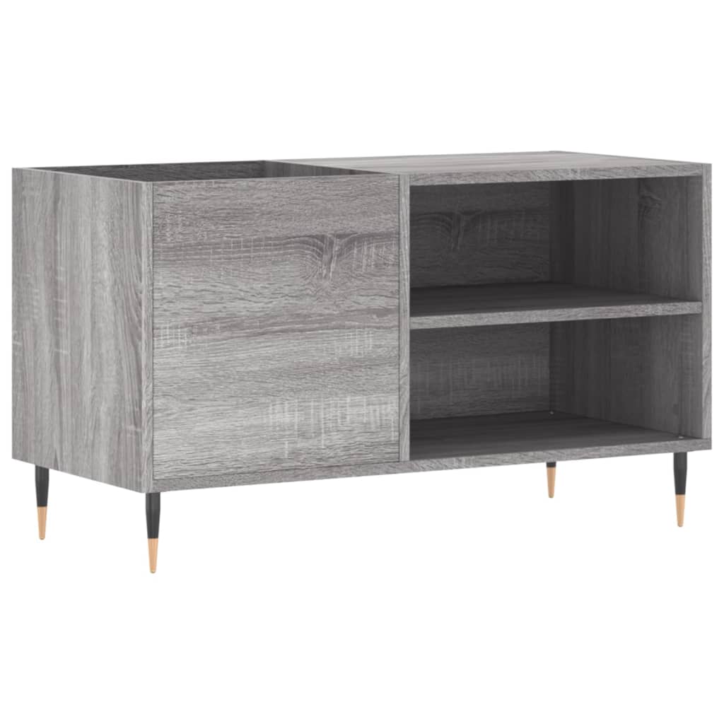 Record Cabinet Gray Sonoma 85x38x48 cm Wood Material