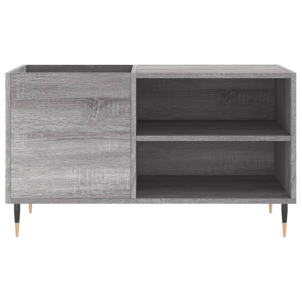 Record Cabinet Gray Sonoma 85x38x48 cm Wood Material