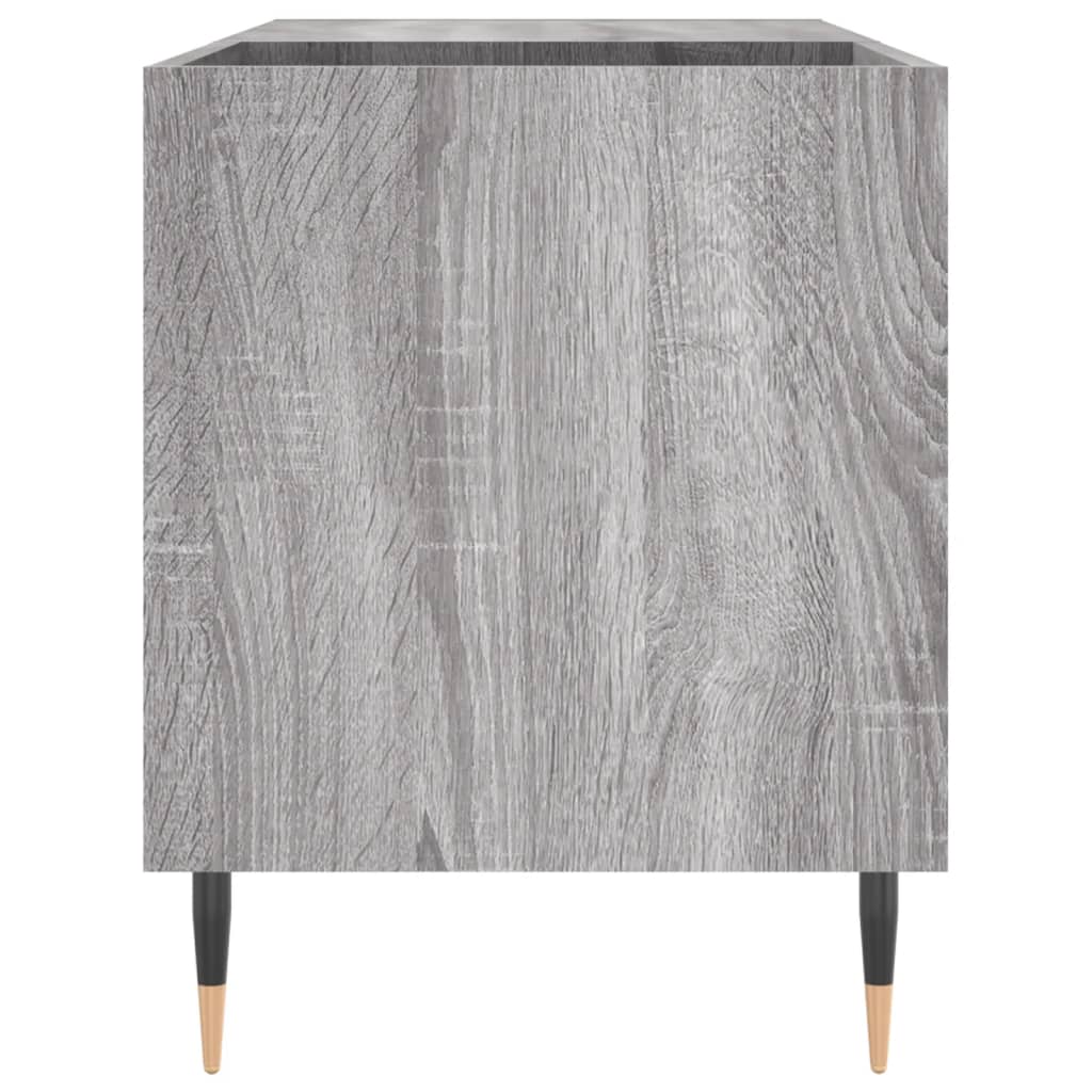 Record Cabinet Gray Sonoma 85x38x48 cm Wood Material