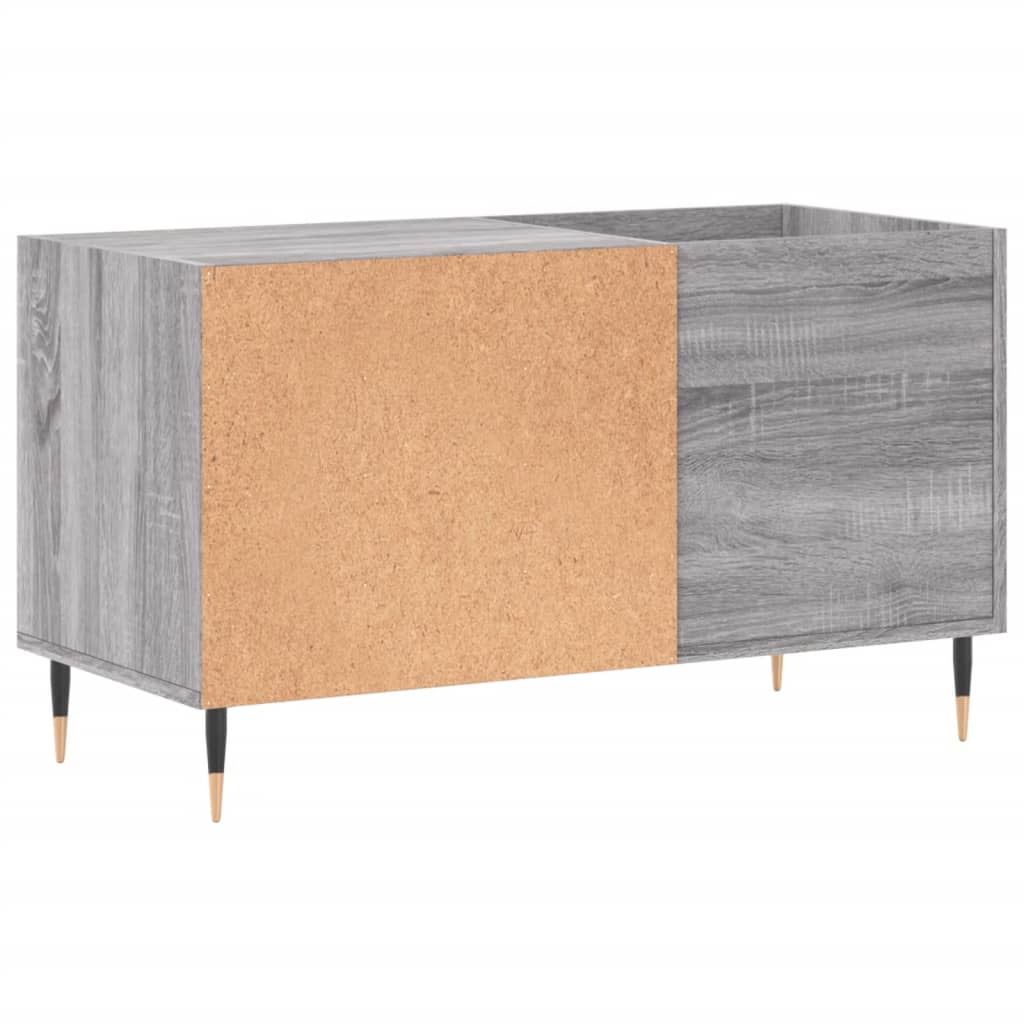 Record Cabinet Gray Sonoma 85x38x48 cm Wood Material