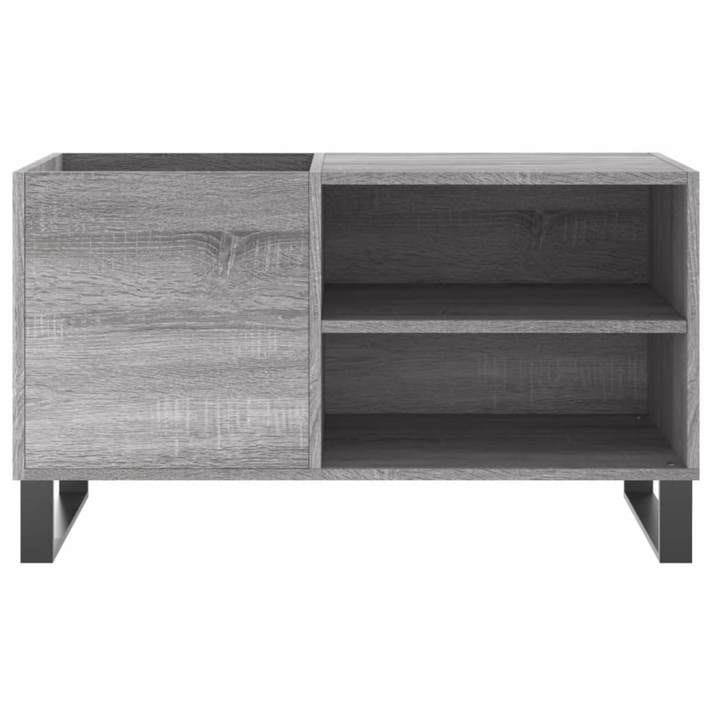 Record Cabinet Gray Sonoma 85x38x48 cm Wood Material