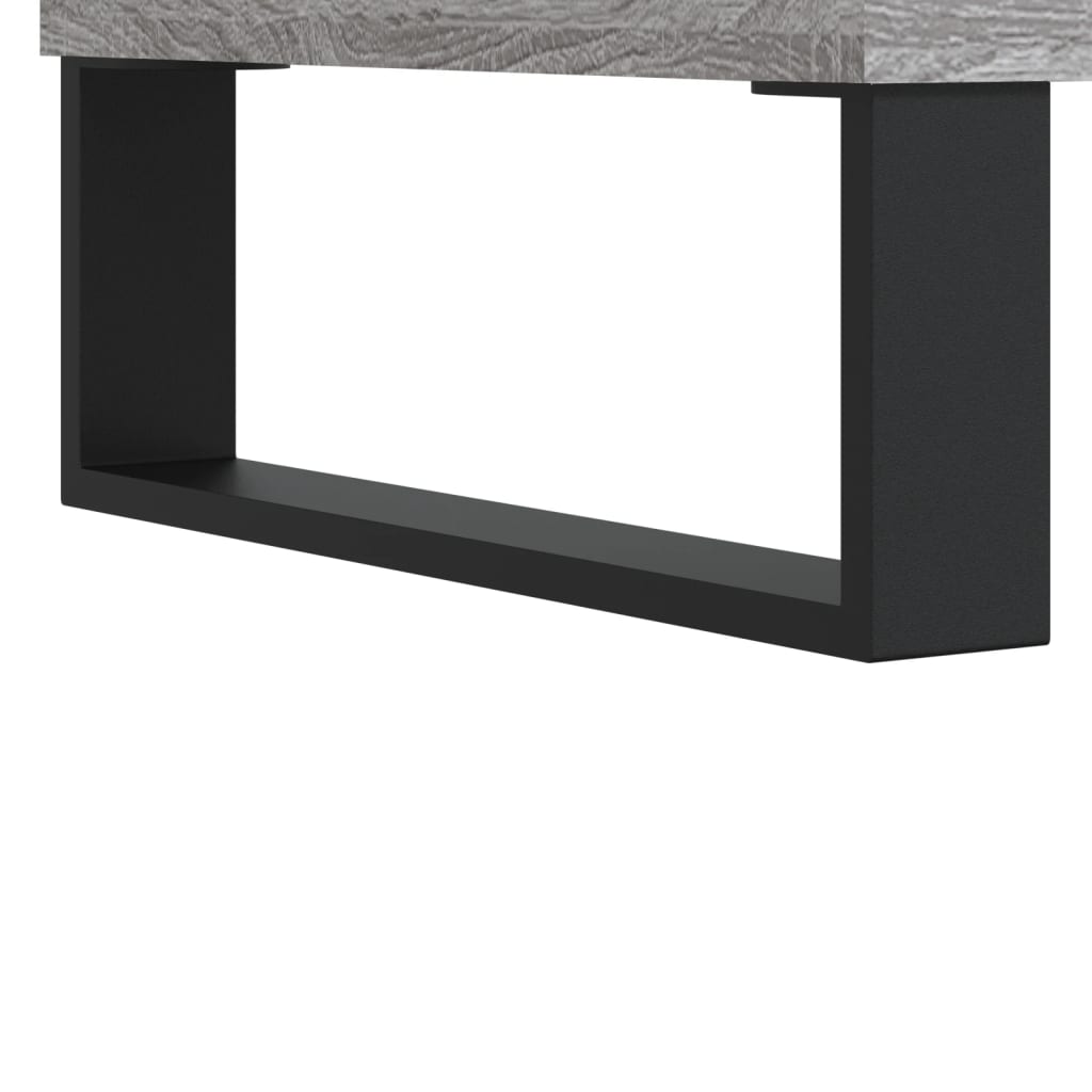 Record Cabinet Gray Sonoma 85x38x48 cm Wood Material