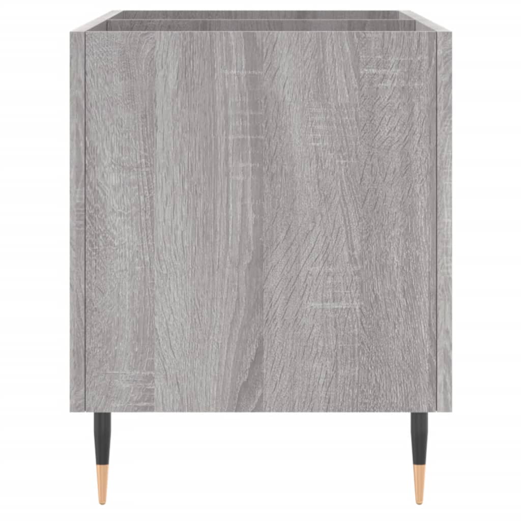 Record Cabinet Gray Sonoma 74.5x38x48 cm Wood Material