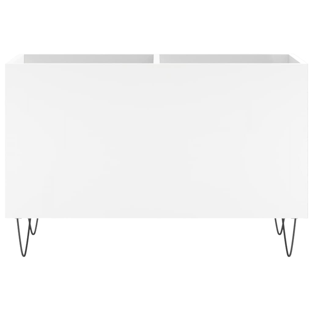 Plattenschrank Weiß 74,5x38x48 cm Holzwerkstoff