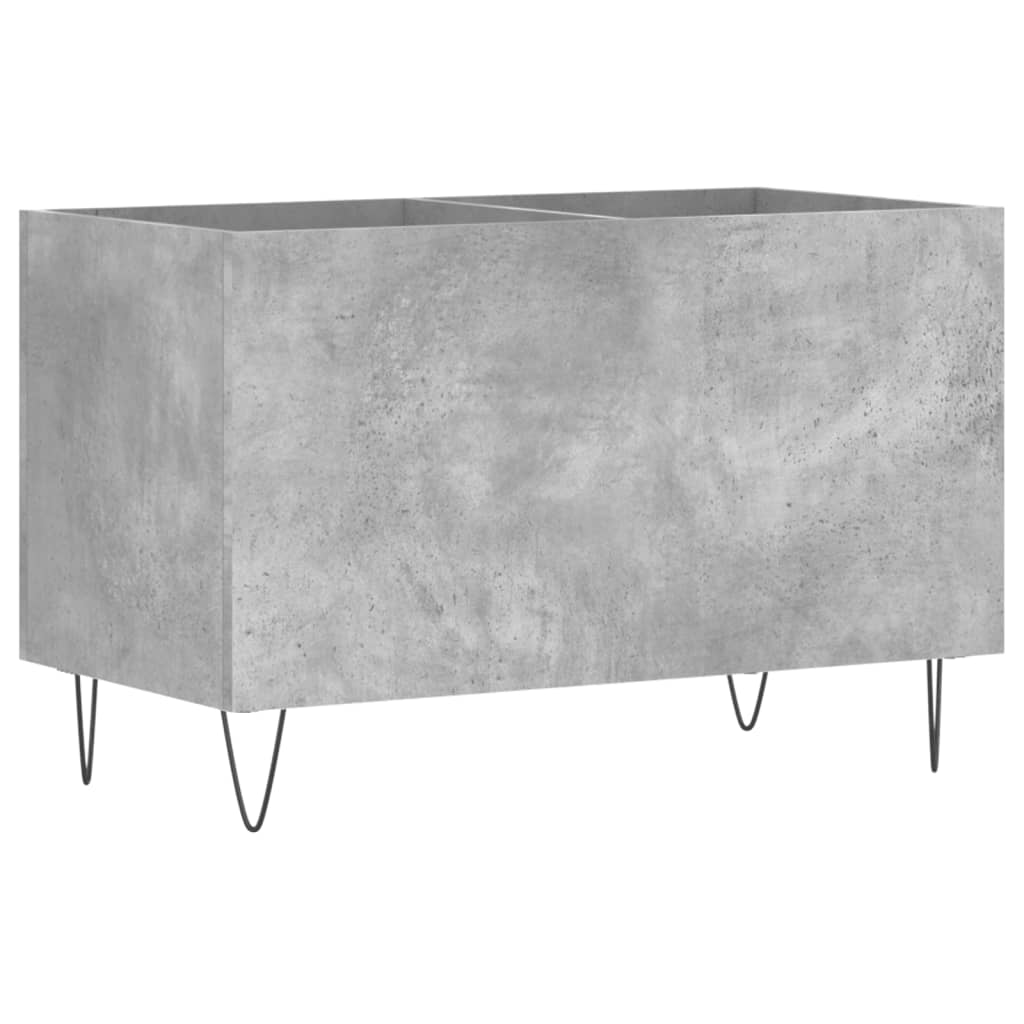 Record Cabinet Concrete Grey 74.5x38x48 cm Wood Material