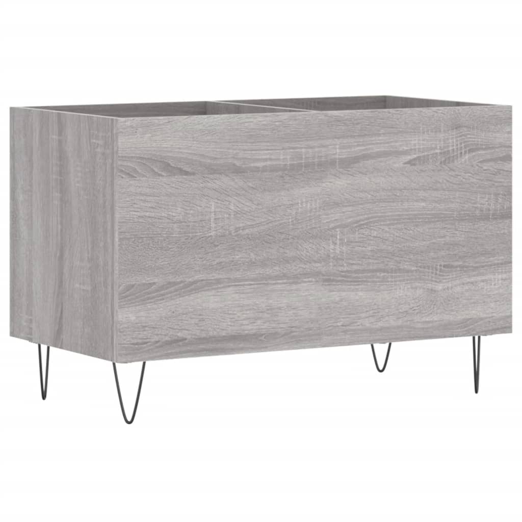 Record Cabinet Gray Sonoma 74.5x38x48 cm Wood Material