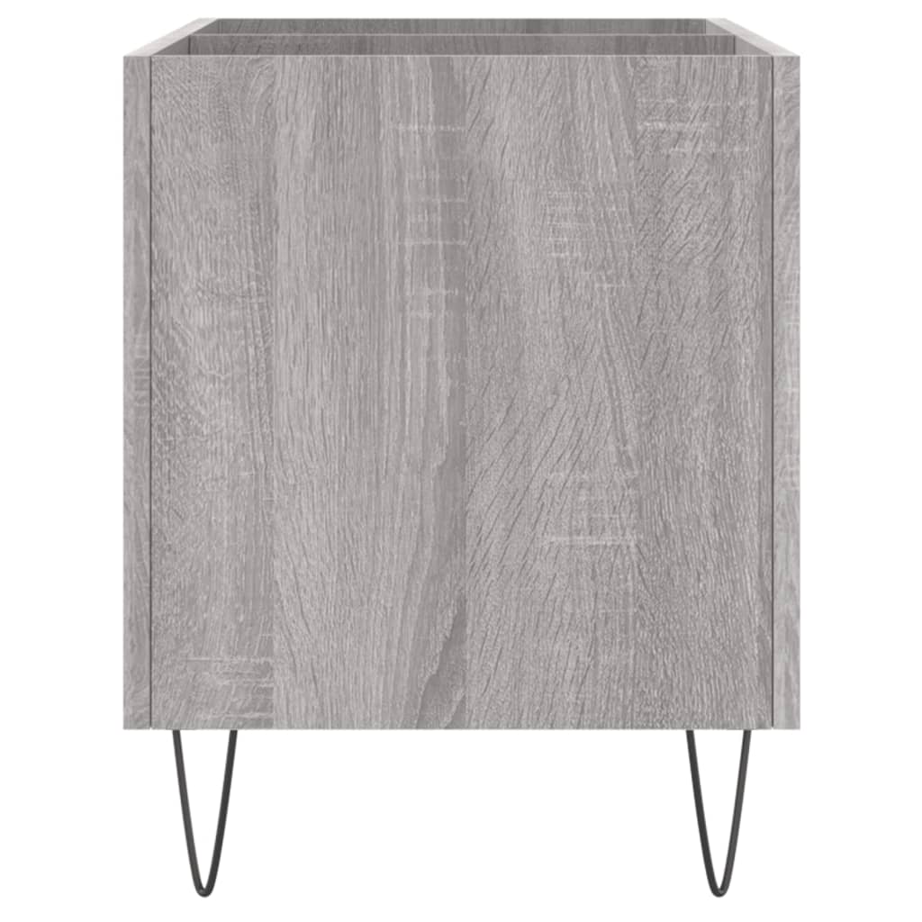 Record Cabinet Gray Sonoma 74.5x38x48 cm Wood Material