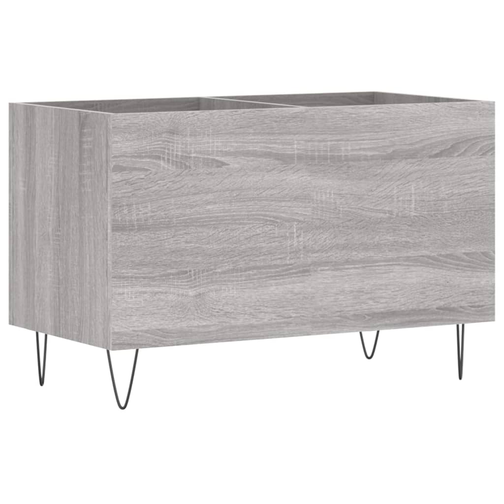 Record Cabinet Gray Sonoma 74.5x38x48 cm Wood Material