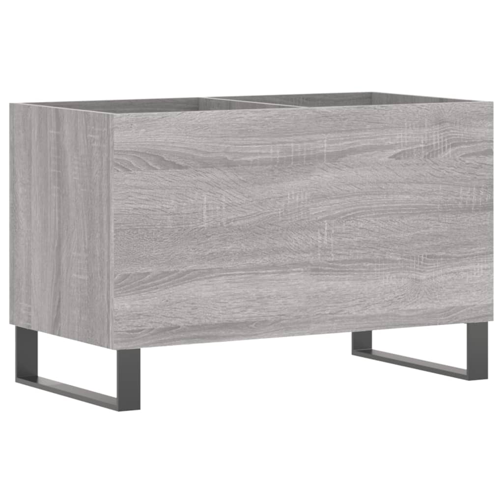 Record Cabinet Gray Sonoma 74.5x38x48 cm Wood Material