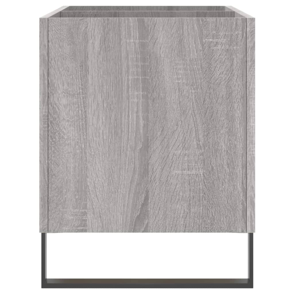 Record Cabinet Gray Sonoma 74.5x38x48 cm Wood Material