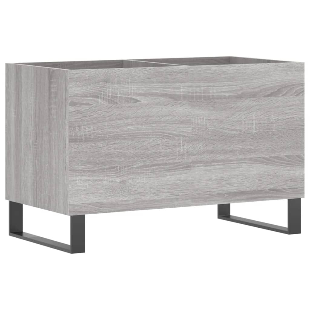 Record Cabinet Gray Sonoma 74.5x38x48 cm Wood Material