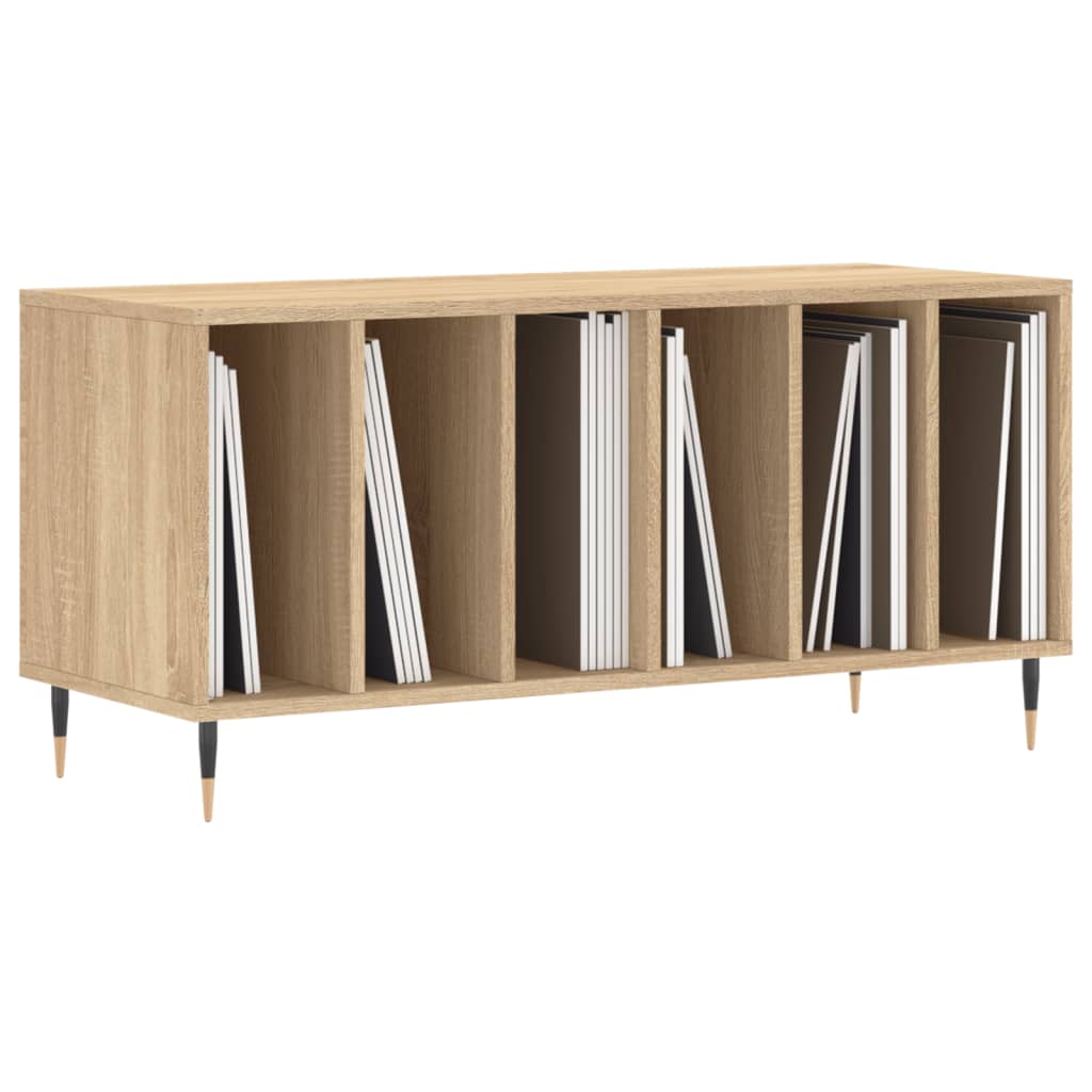 Record Cabinet Sonoma Oak 100x38x48 cm Wood Material