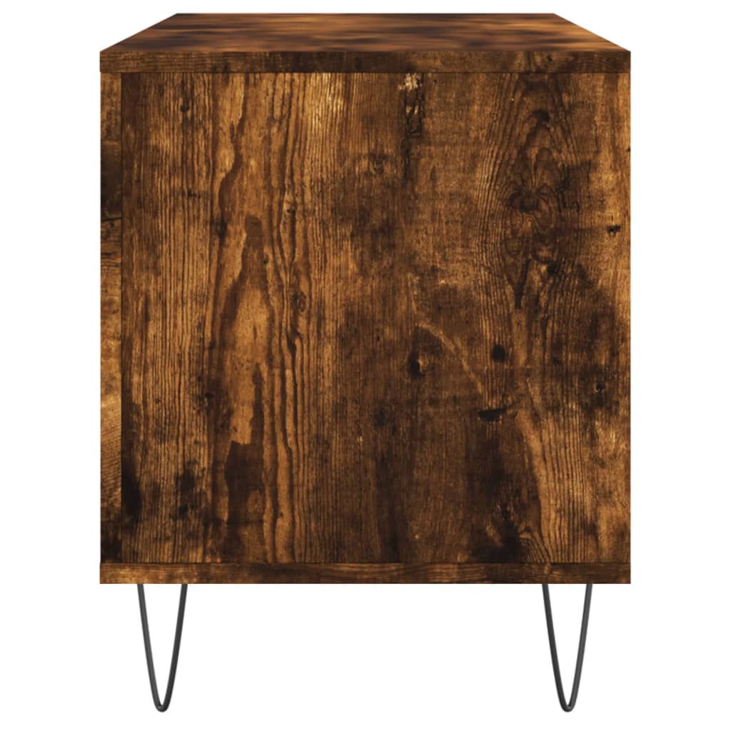 Plattenschrank Räuchereiche 100x38x48 cm Holzwerkstoff