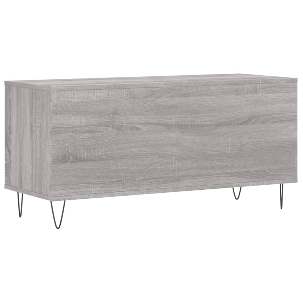 Record Cabinet Gray Sonoma 100x38x48 cm Wood Material