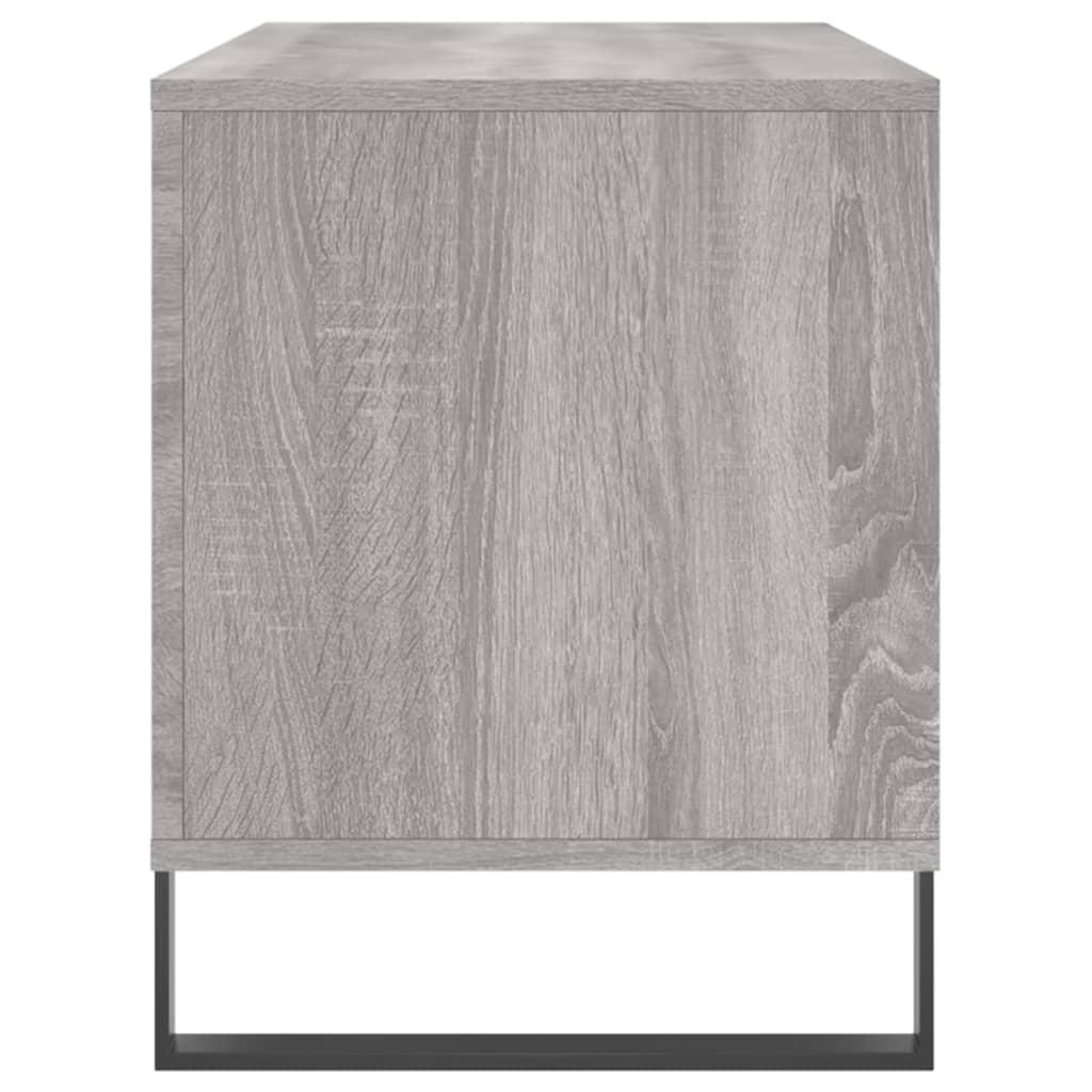 Record Cabinet Gray Sonoma 100x38x48 cm Wood Material