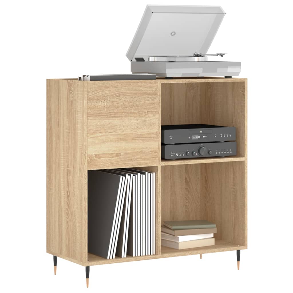 Record Cabinet Sonoma Oak 84.5x38x89 cm Wood Material