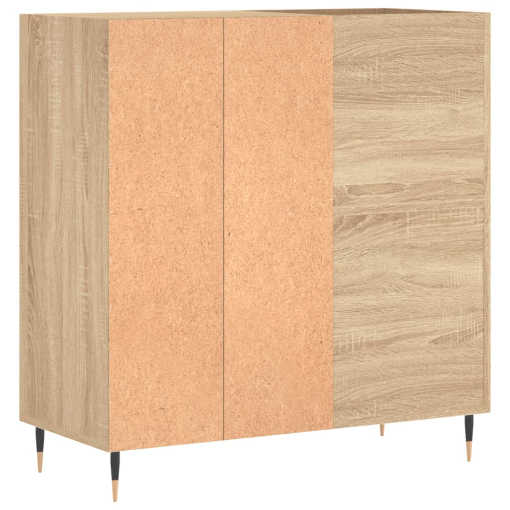 Plattenschrank Sonoma-Eiche 84,5x38x89 cm Holzwerkstoff