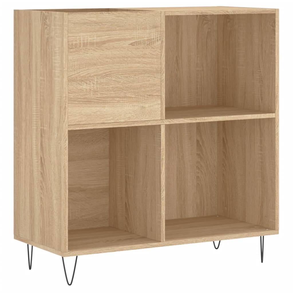 Record Cabinet Sonoma Oak 84.5x38x89 cm Wood Material