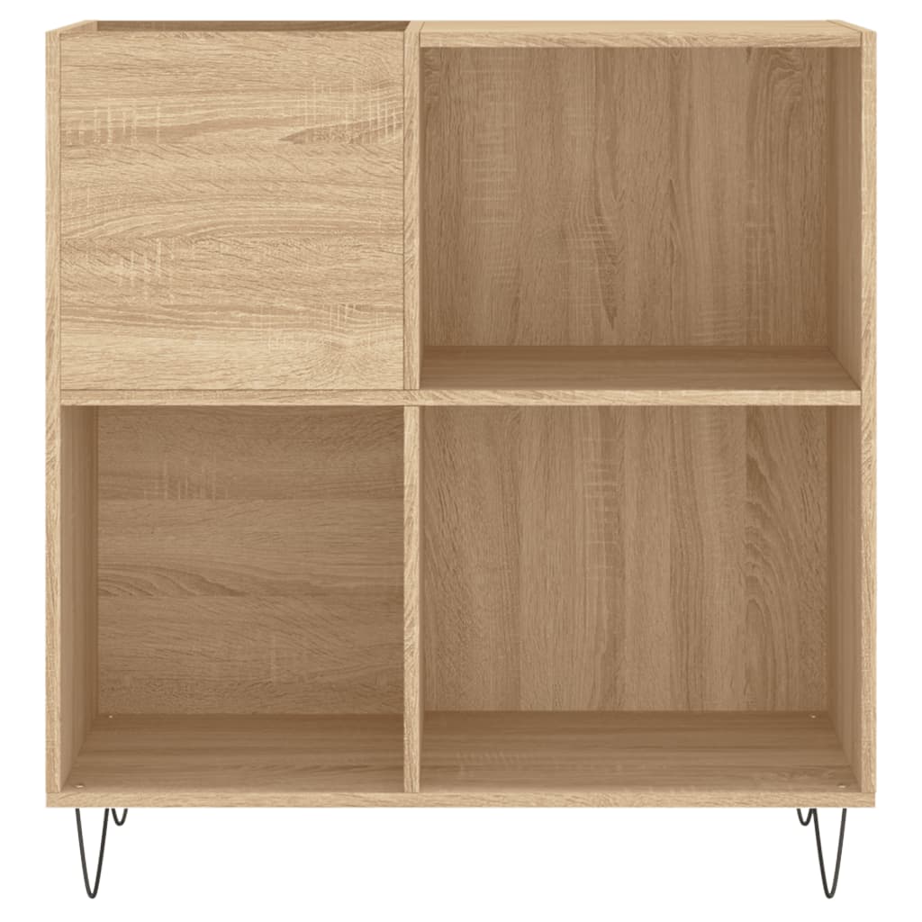 Record Cabinet Sonoma Oak 84.5x38x89 cm Wood Material