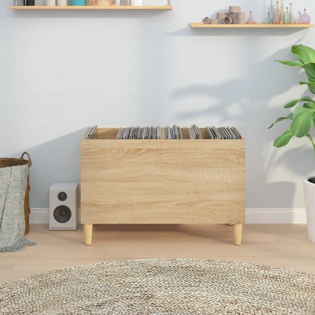 Record Cabinet Sonoma Oak 74.5x38x48 cm Wood Material