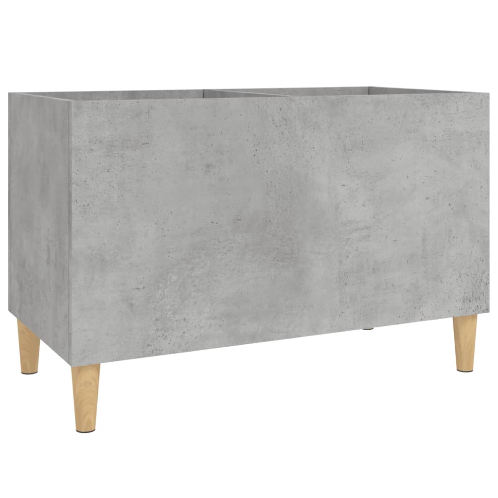 Record Cabinet Concrete Grey 74.5x38x48 cm Wood Material