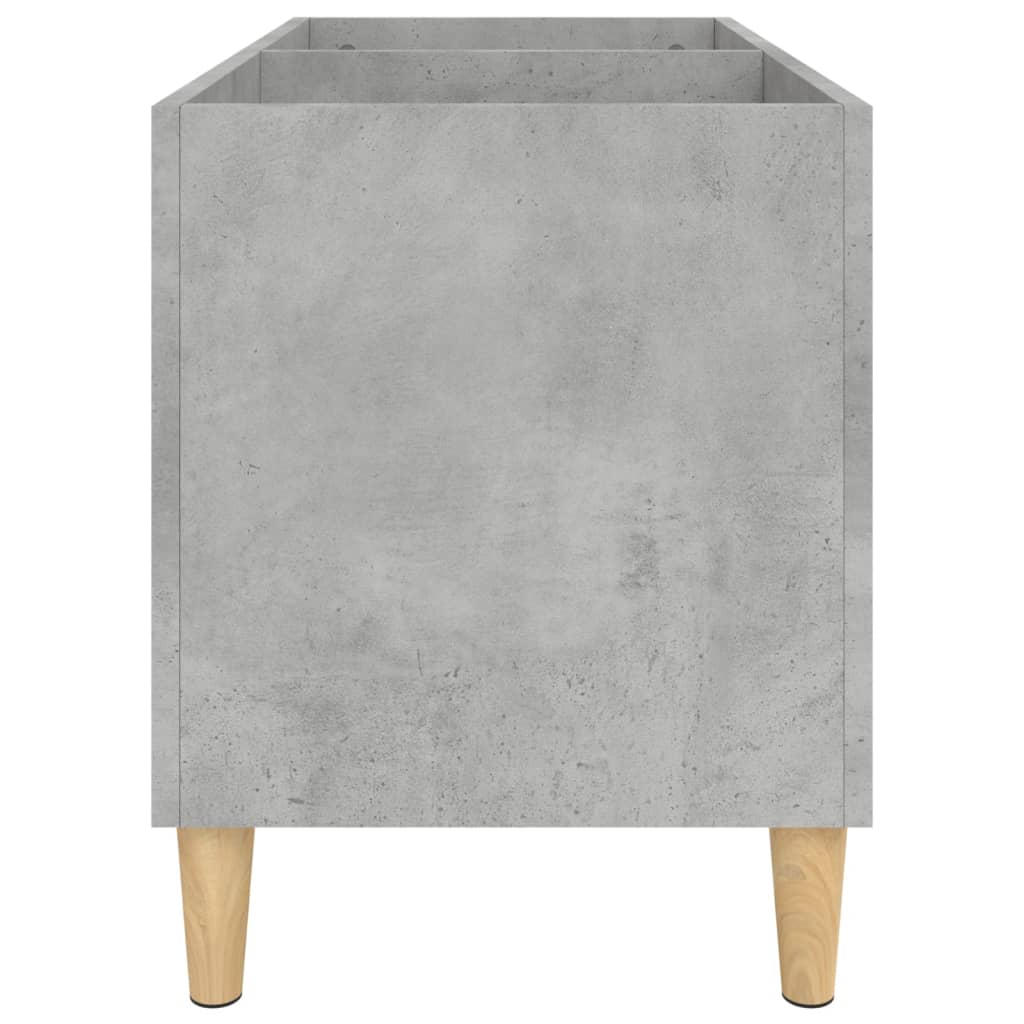 Record Cabinet Concrete Grey 74.5x38x48 cm Wood Material