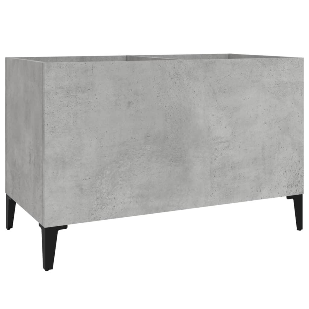 Record Cabinet Concrete Grey 74.5x38x48 cm Wood Material