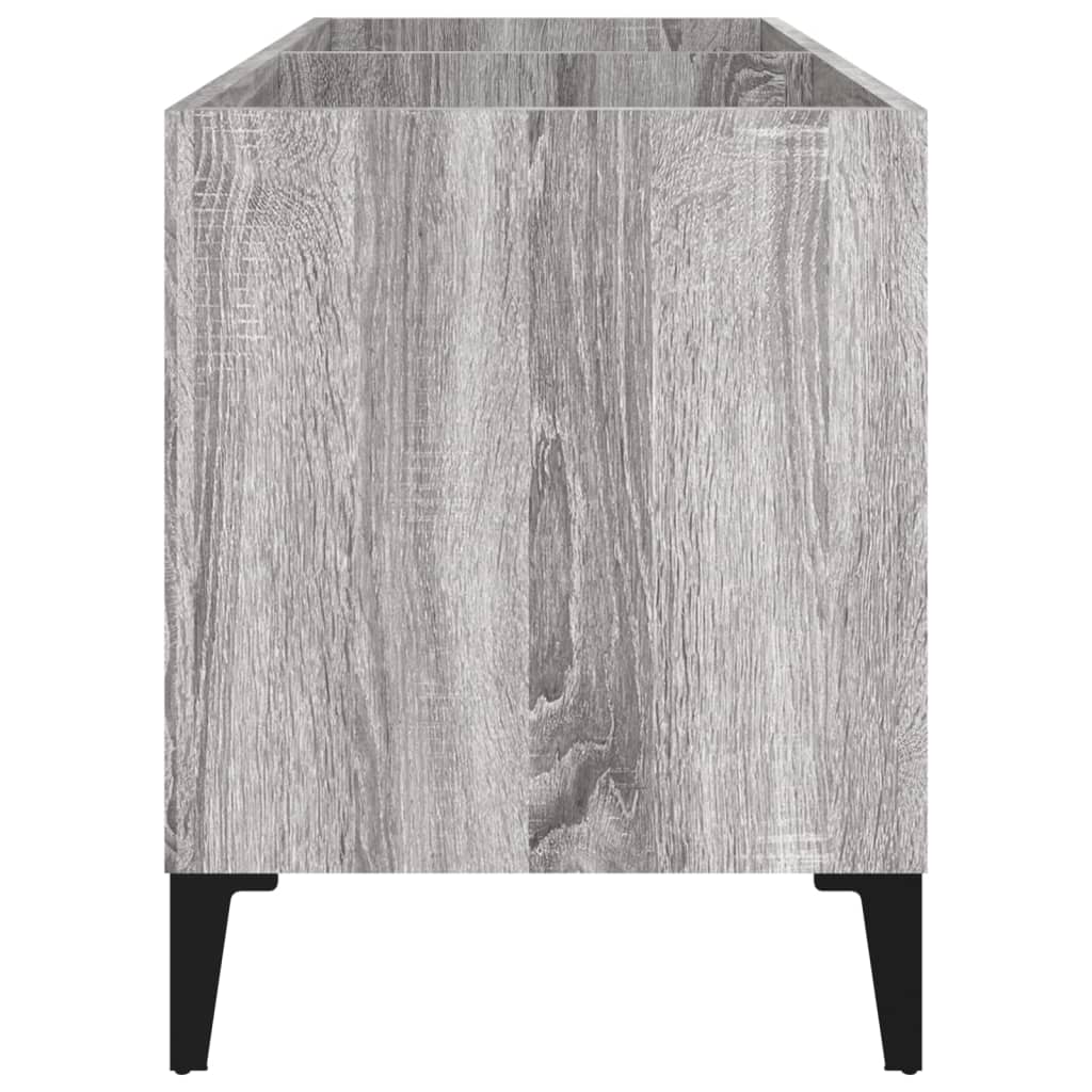 Record Cabinet Gray Sonoma 74.5x38x48 cm Wood Material