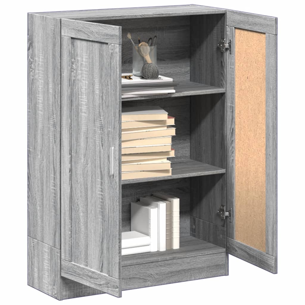 Bookcase Grey Sonoma 82.5x30.5x115 cm Wood Material