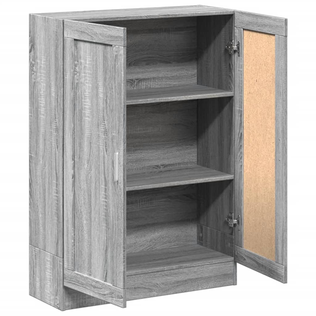 Bookcase Grey Sonoma 82.5x30.5x115 cm Wood Material