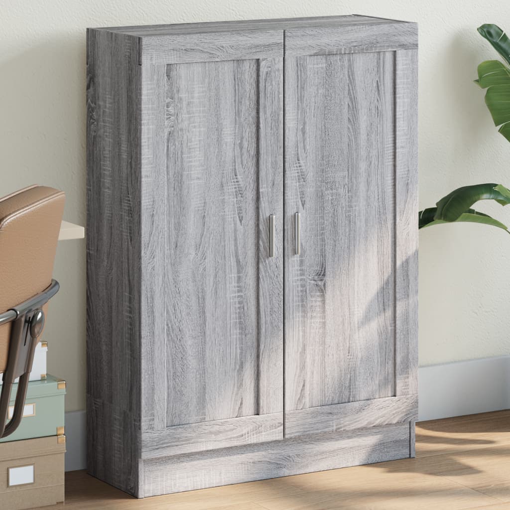 Bookcase Grey Sonoma 82.5x30.5x115 cm Wood Material