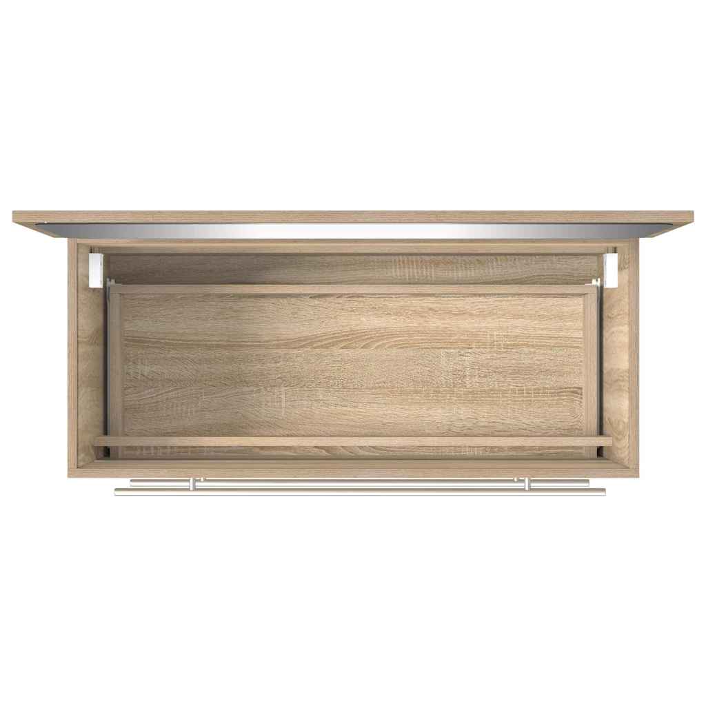 Badschrank mit Spiegel Sonoma-Eiche Holzwerkstoff