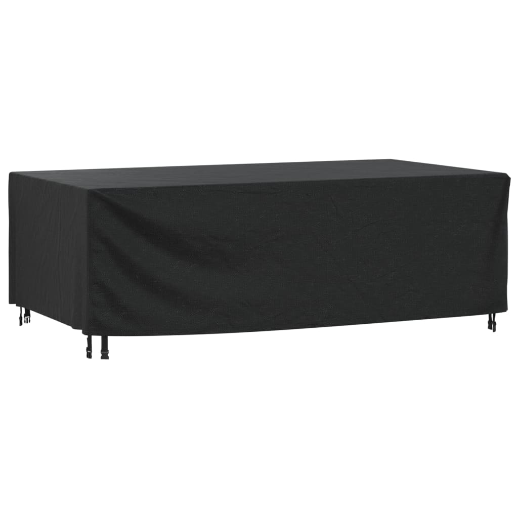 Garden Furniture Cover Black 229x113x73 cm Waterproof 420D