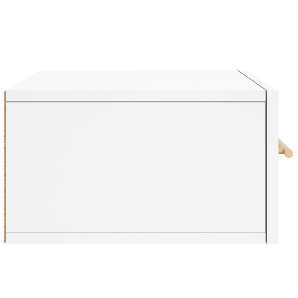 Wall Bedside Tables 2 pcs. White 35x35x20 cm