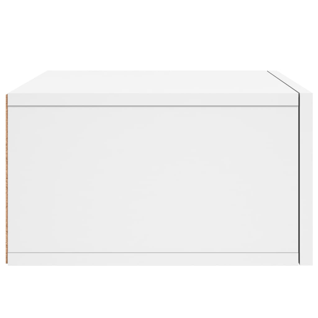 Wall Bedside Tables 2 pcs. White 35x35x20 cm