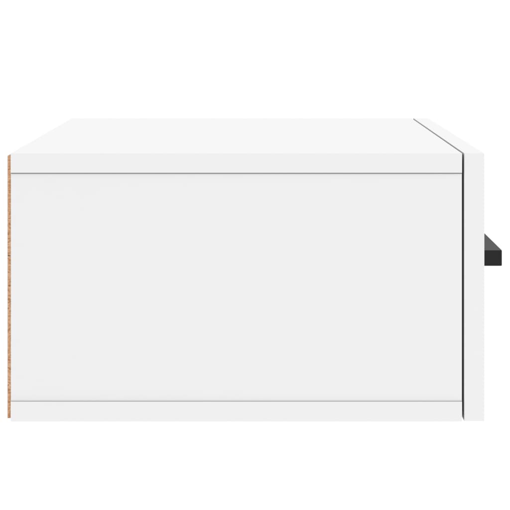 Wall Bedside Tables 2 pcs. White 35x35x20 cm