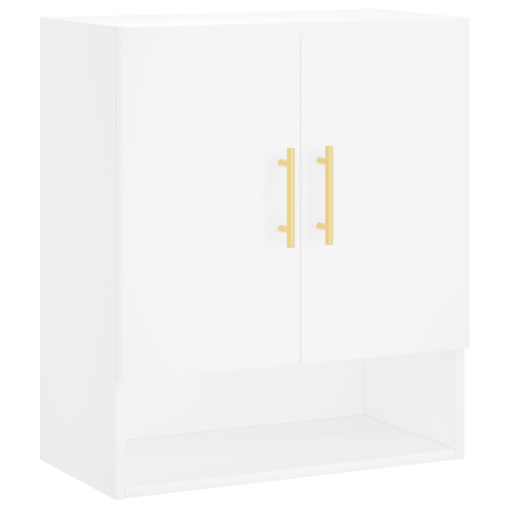 Wall Cabinet White 60x31x70 cm Wood Material