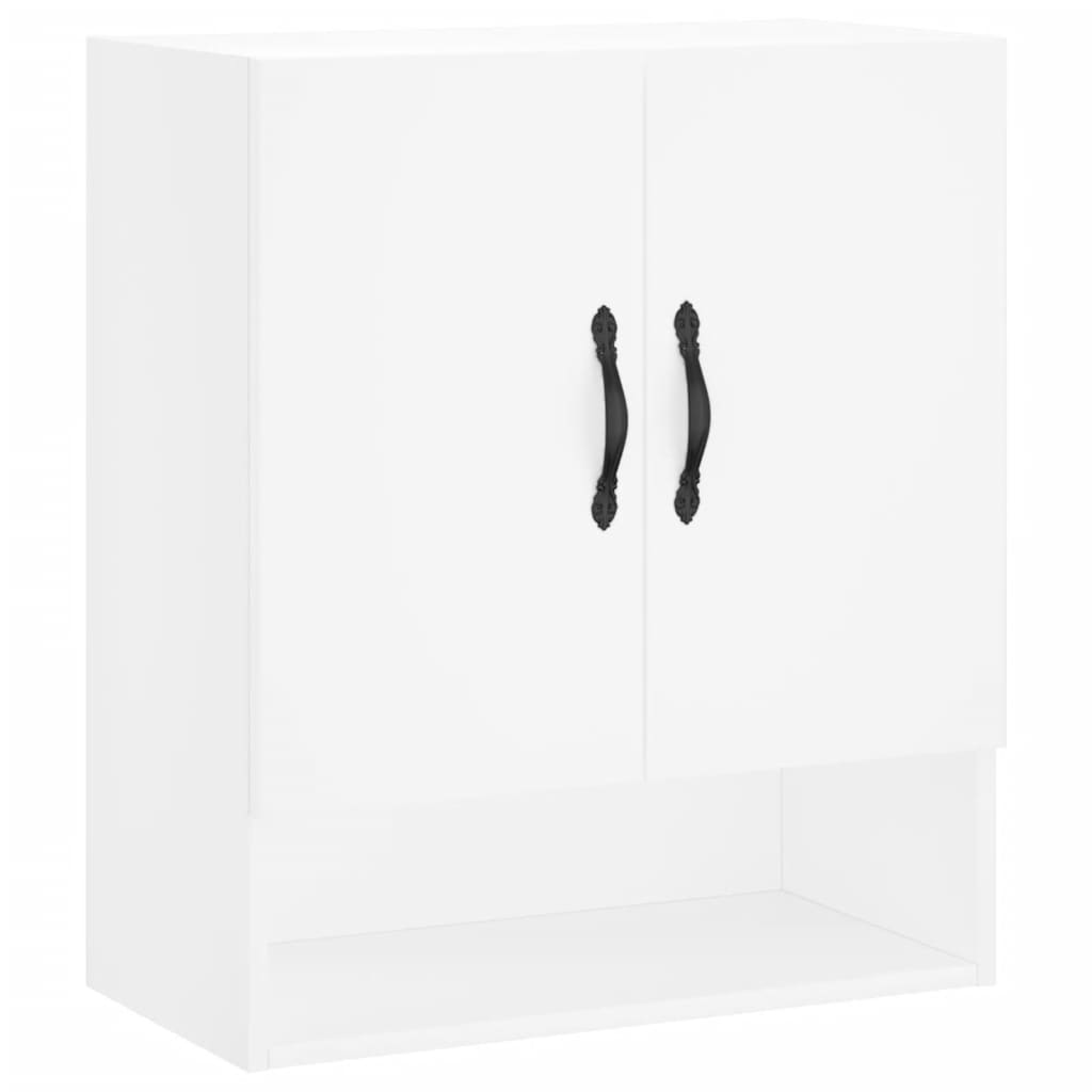 Wall Cabinet White 60x31x70 cm Wood Material