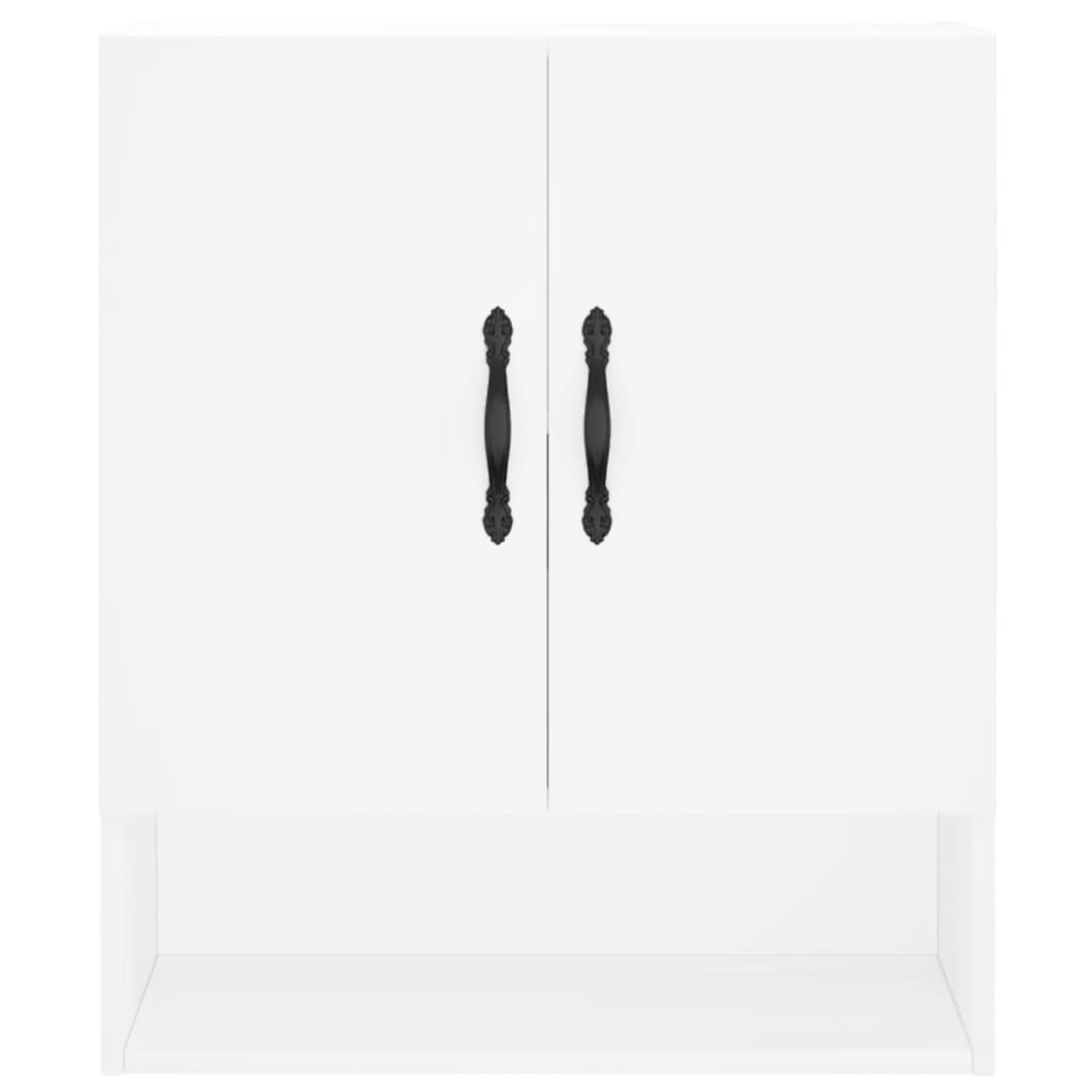 Wall Cabinet White 60x31x70 cm Wood Material