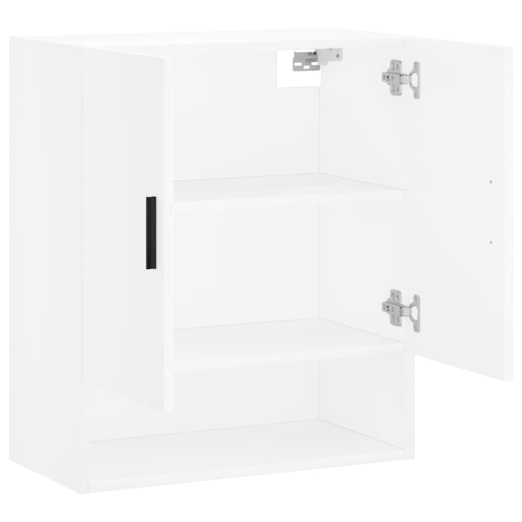 Wall Cabinet White 60x31x70 cm Wood Material