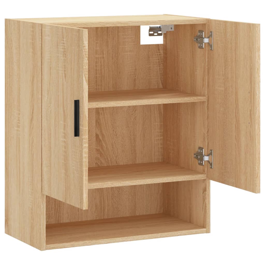 Wall Cabinet Sonoma Oak 60x31x70 cm Wood Material