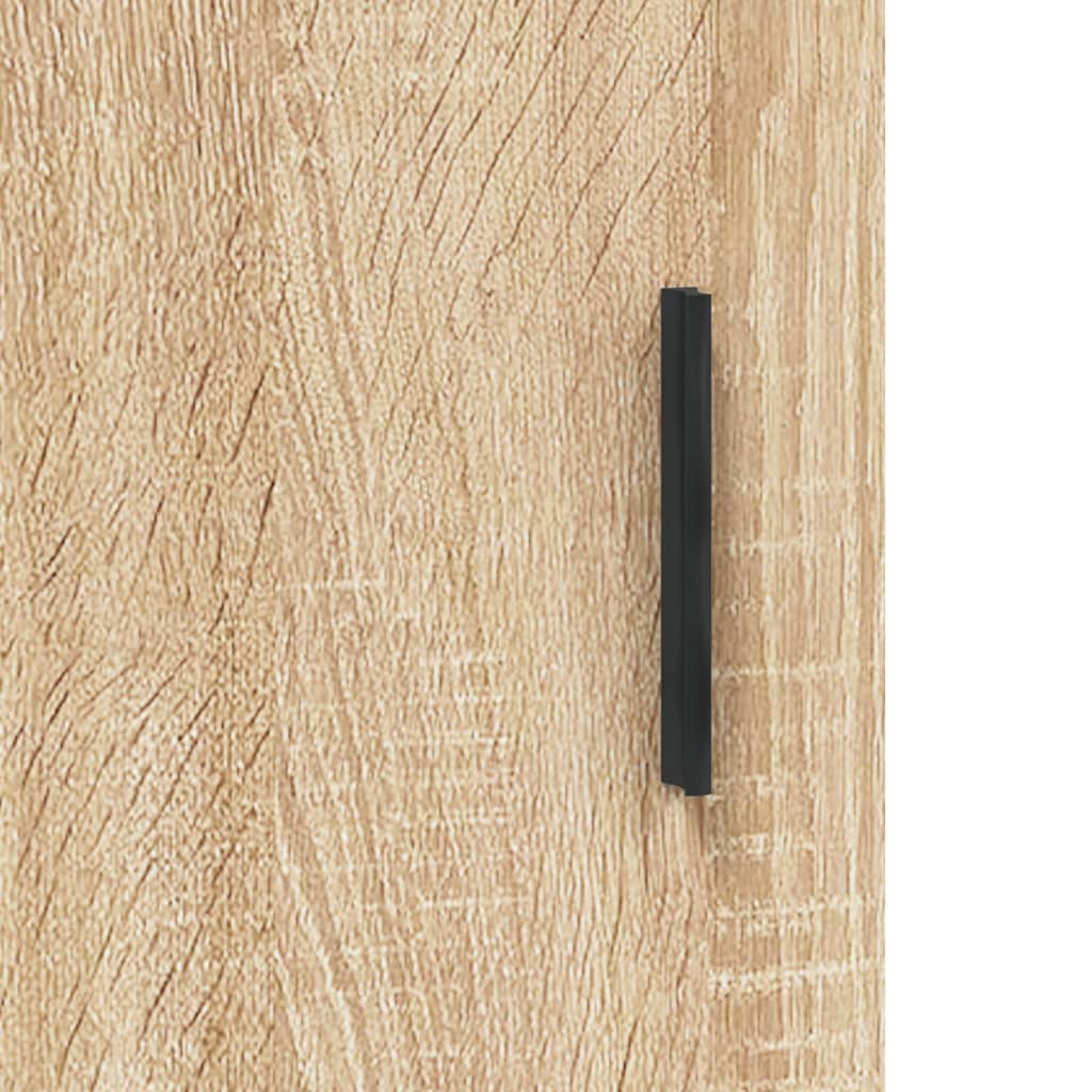 Wall Cabinet Sonoma Oak 60x31x70 cm Wood Material