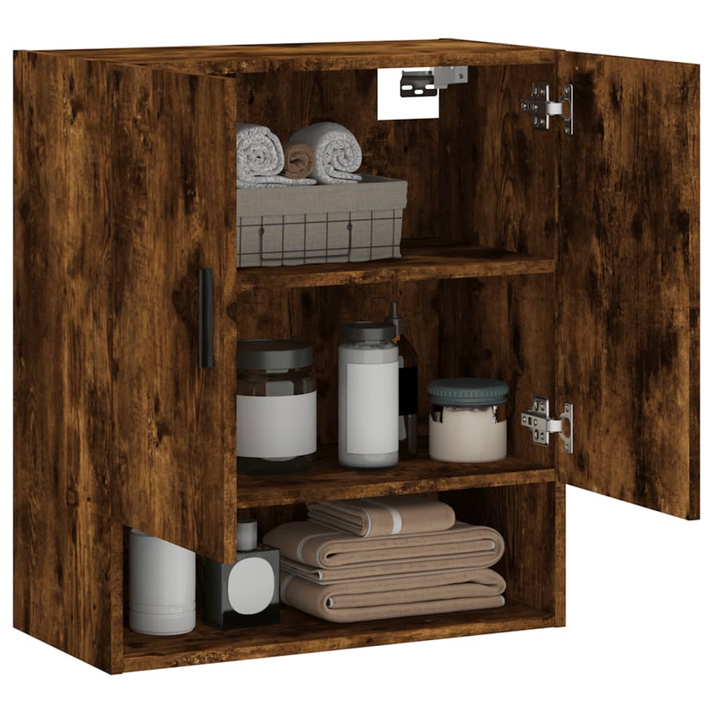 Wandschrank Räuchereiche 60x31x70 cm Holzwerkstoff