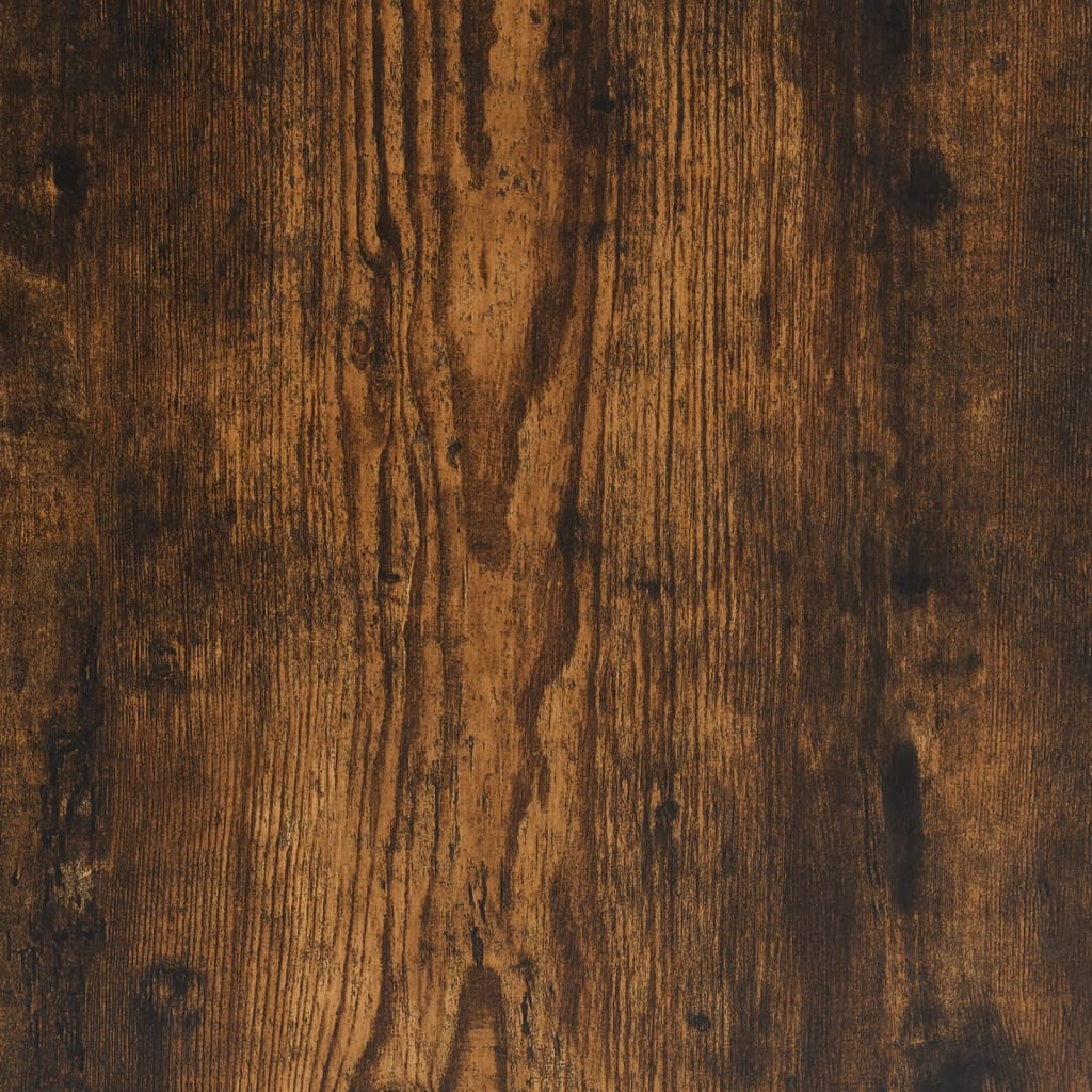 Wall Cabinet Smoked Oak 60x31x70 cm Wood Material