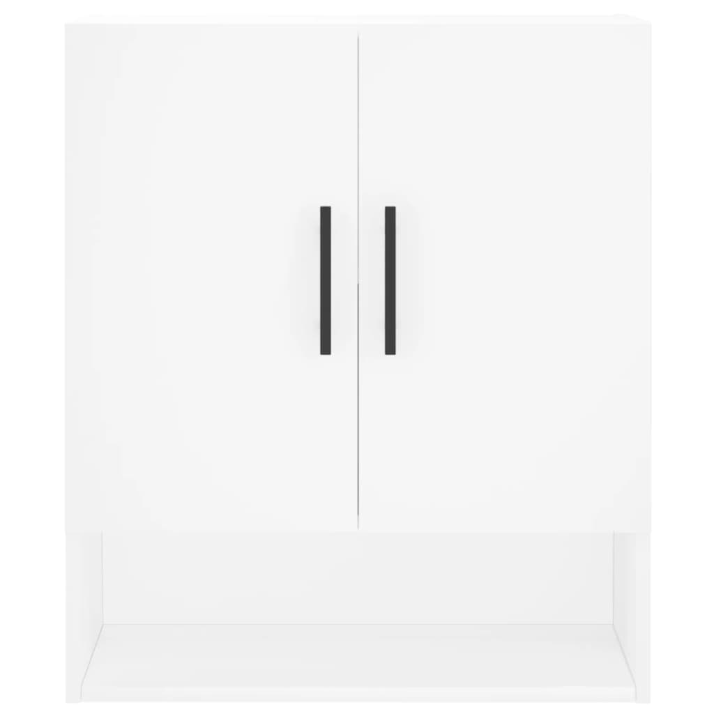 Wall Cabinet White 60x31x70 cm Wood Material