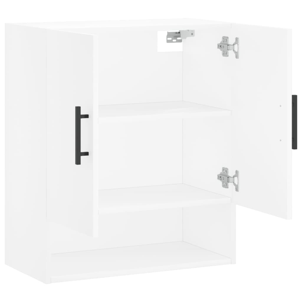 Wall Cabinet White 60x31x70 cm Wood Material