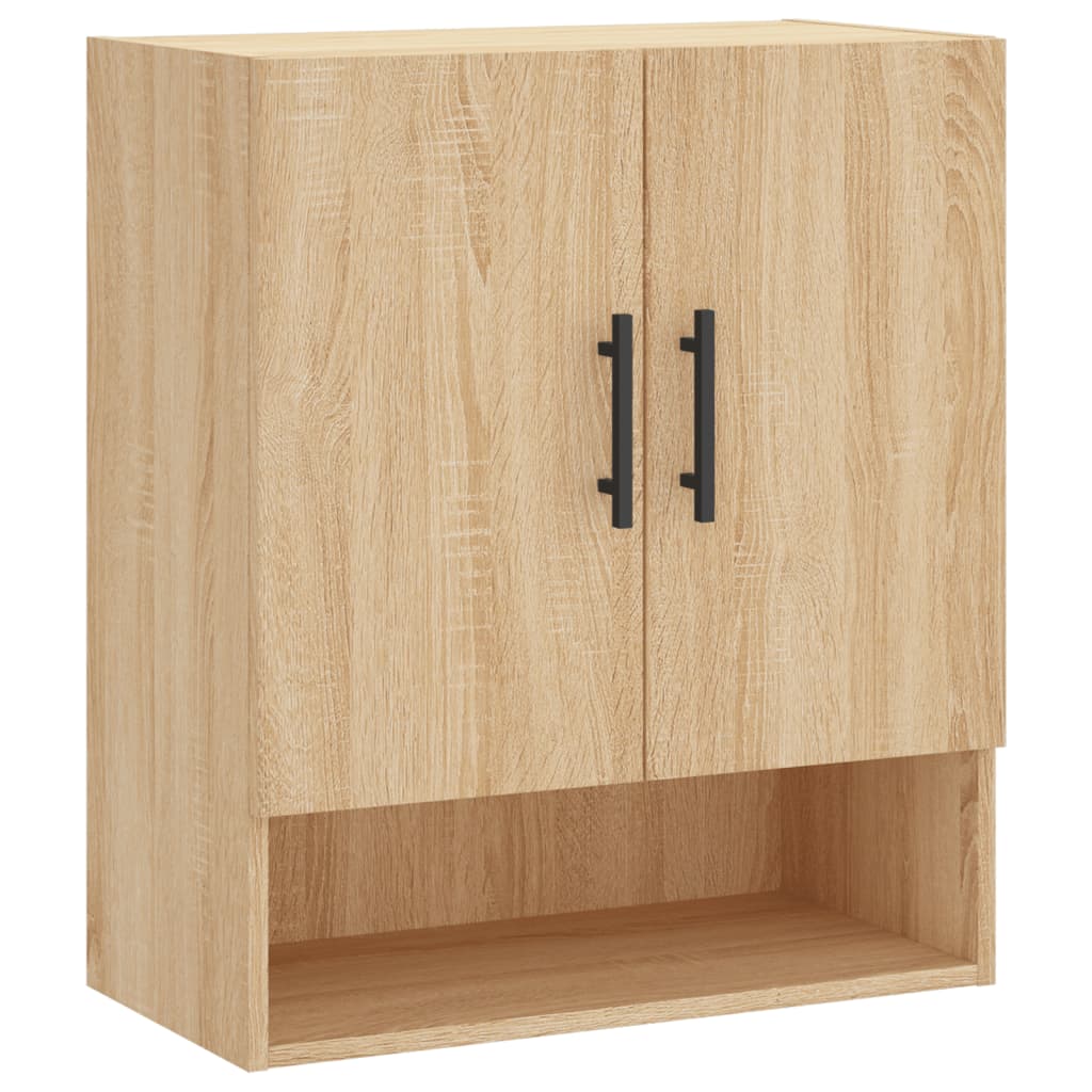 Wall Cabinet Sonoma Oak 60x31x70 cm Wood Material